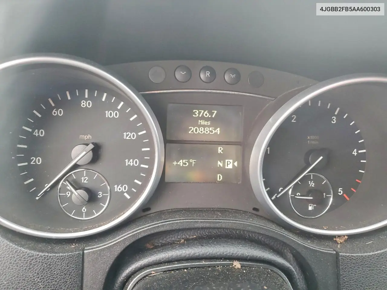 4JGBB2FB5AA600303 2010 Mercedes-Benz Ml 350 Bluetec