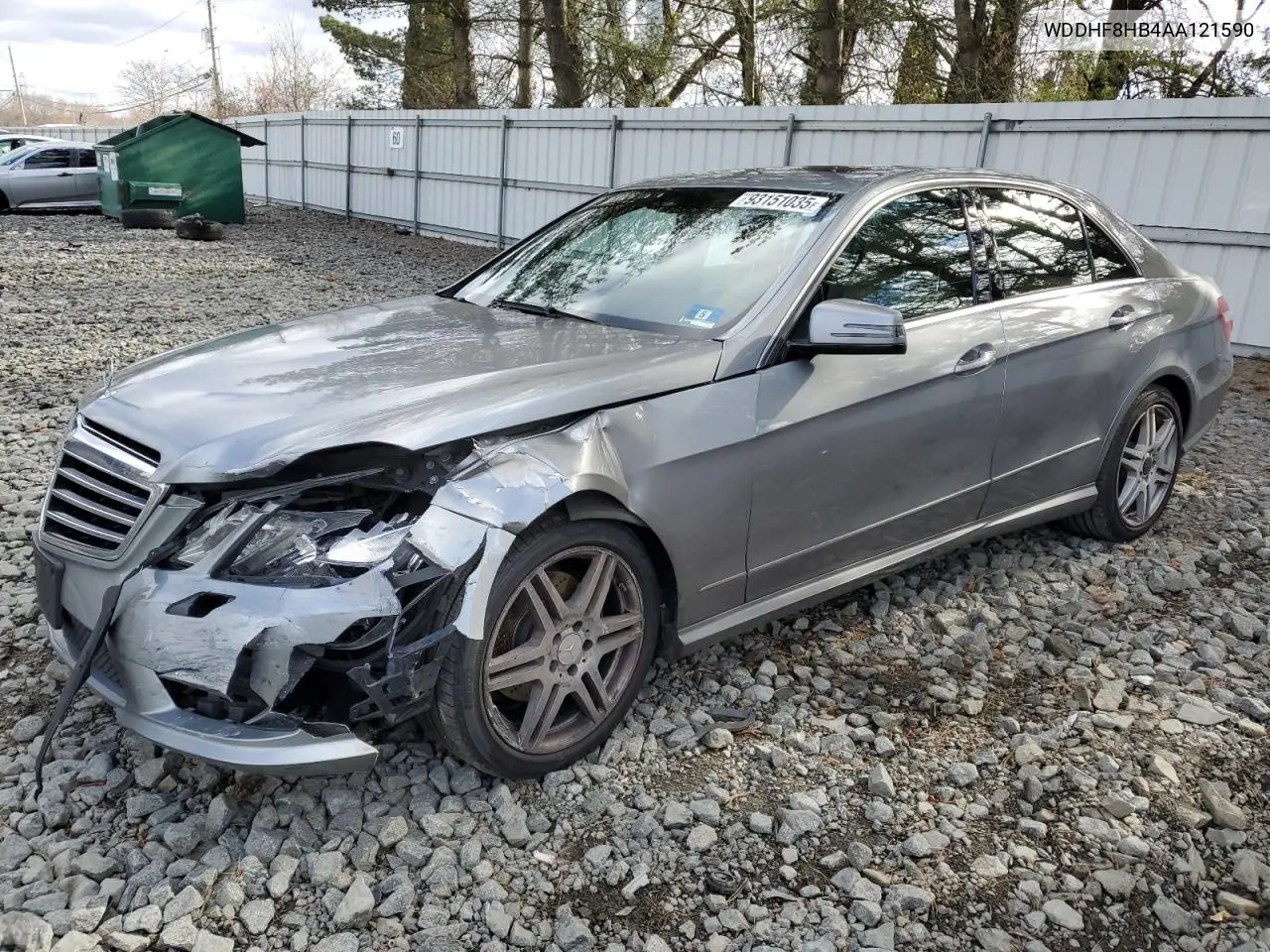 WDDHF8HB4AA121590 2010 Mercedes-Benz E 350 4Matic