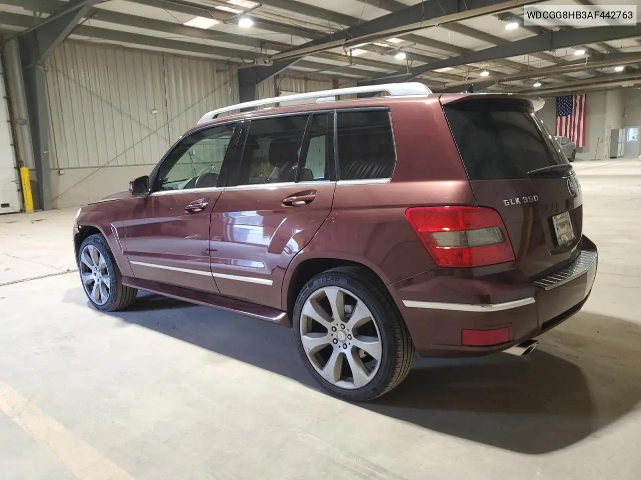 WDCGG8HB3AF442763 2010 Mercedes-Benz Glk 350 4Matic