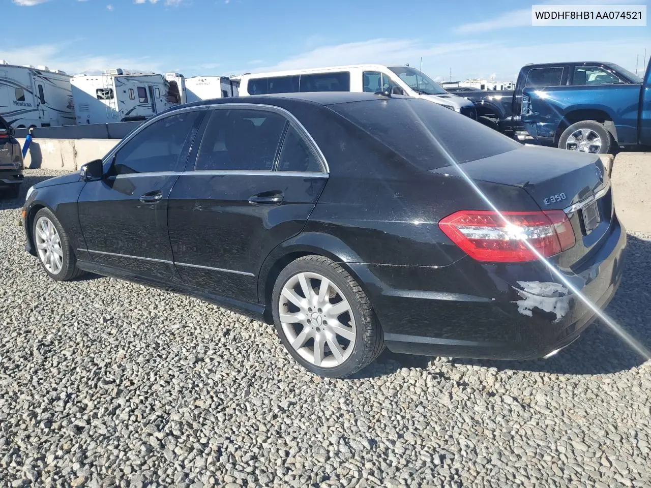 WDDHF8HB1AA074521 2010 Mercedes-Benz E 350 4Matic