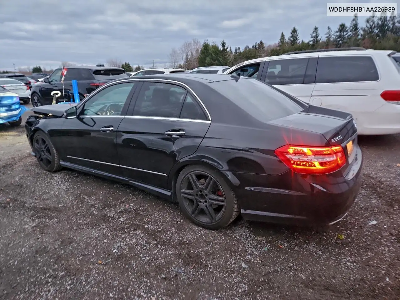WDDHF8HB1AA226989 2010 Mercedes-Benz E 350 4Matic