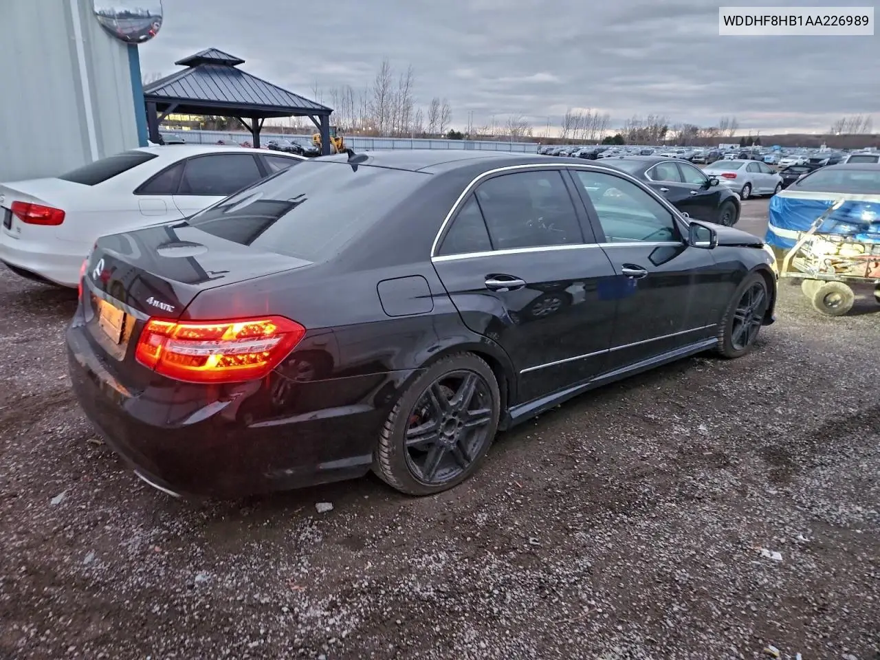 WDDHF8HB1AA226989 2010 Mercedes-Benz E 350 4Matic