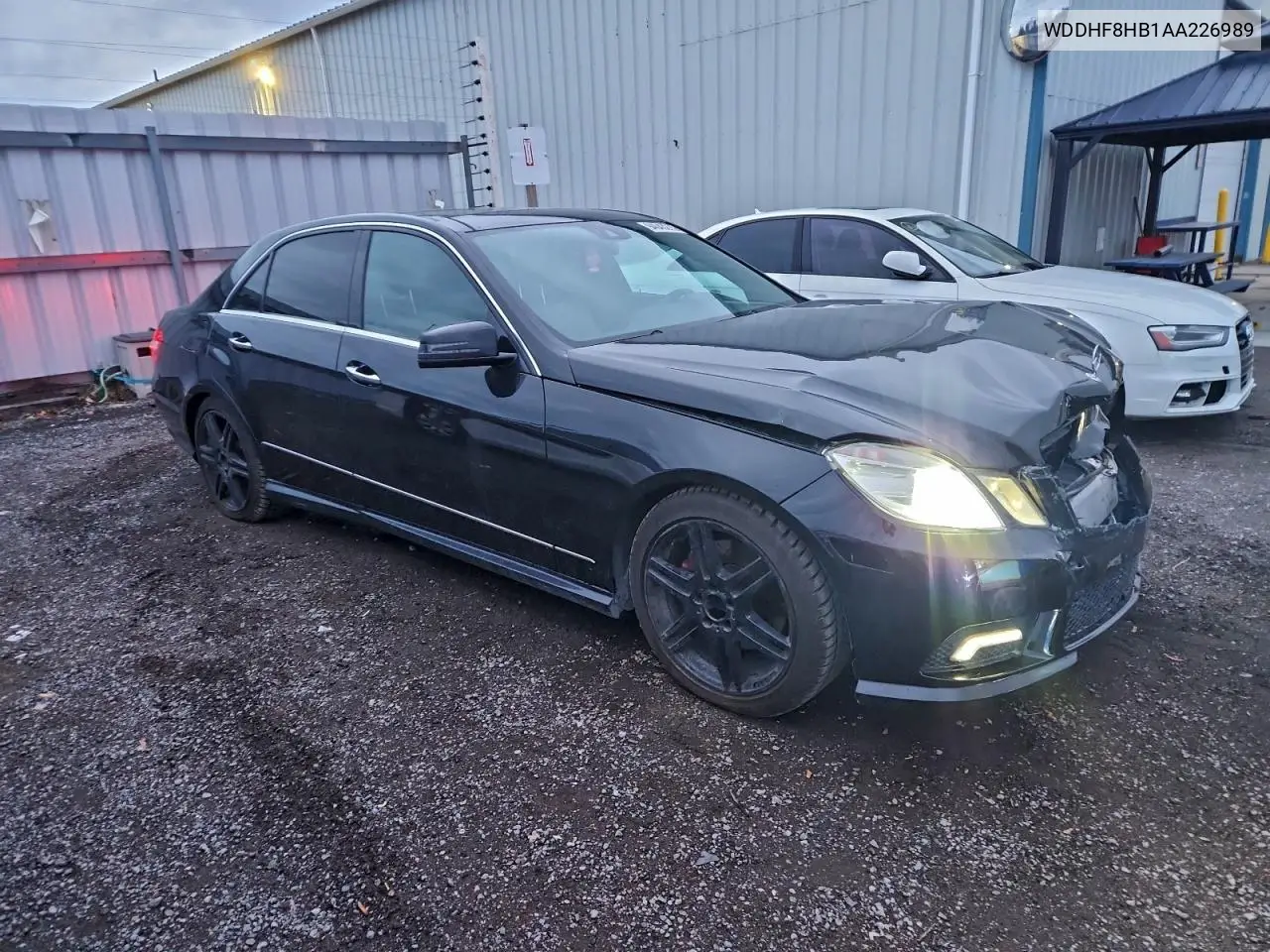 WDDHF8HB1AA226989 2010 Mercedes-Benz E 350 4Matic