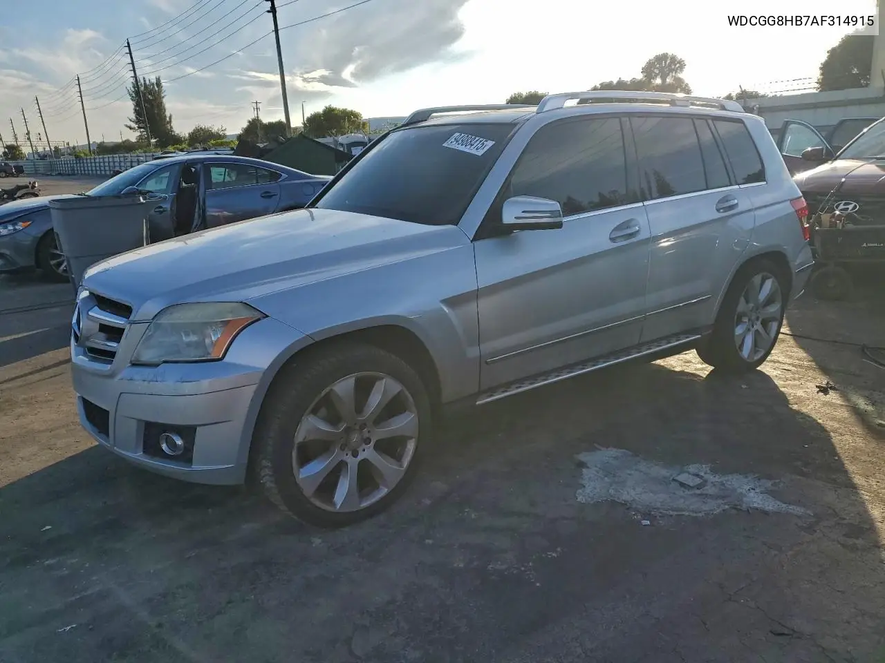 WDCGG8HB7AF314915 2010 Mercedes-Benz Glk 350 4Matic