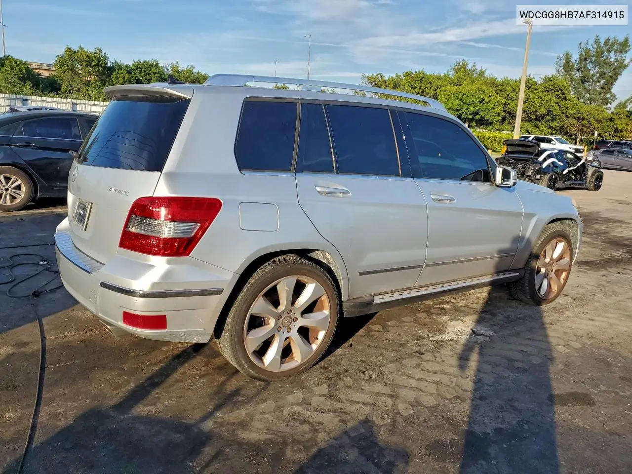 WDCGG8HB7AF314915 2010 Mercedes-Benz Glk 350 4Matic