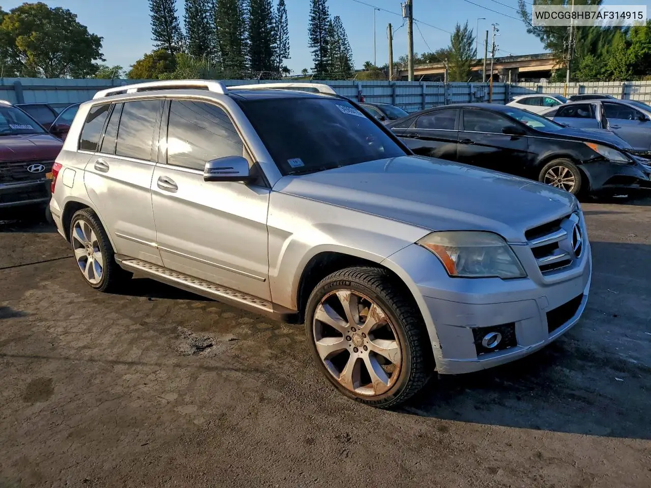 WDCGG8HB7AF314915 2010 Mercedes-Benz Glk 350 4Matic