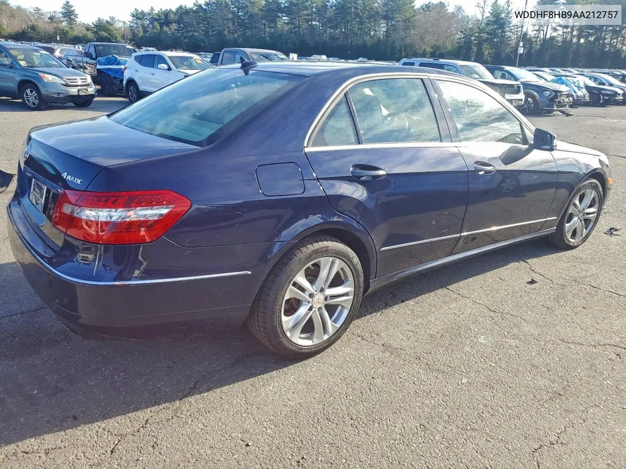 WDDHF8HB9AA212757 2010 Mercedes-Benz E 350 4Matic