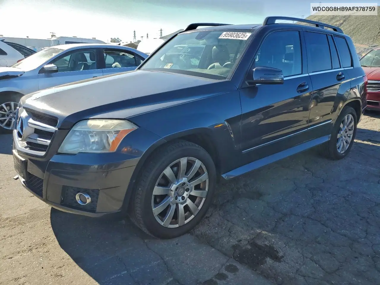 WDCGG8HB9AF378759 2010 Mercedes-Benz Glk 350 4Matic