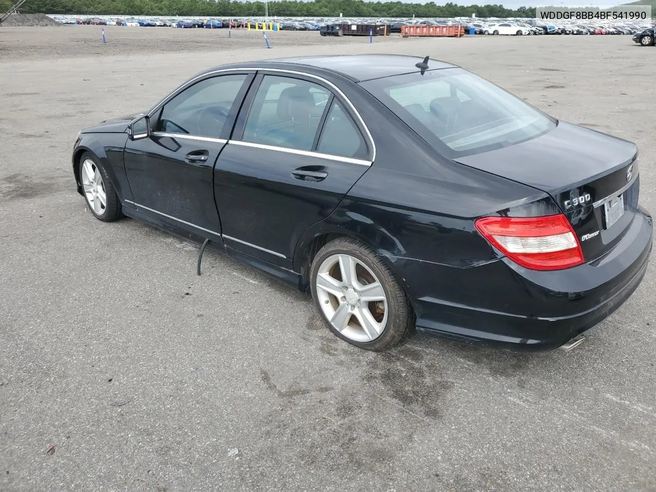 WDDGF8BB4BF541990 2011 Mercedes-Benz C 300 4Matic