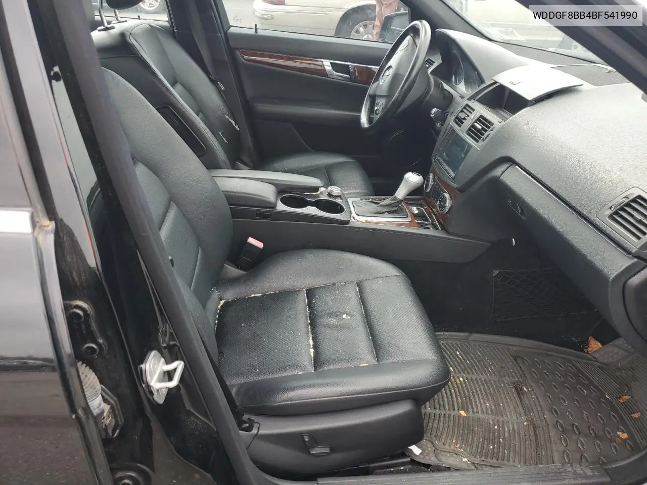 WDDGF8BB4BF541990 2011 Mercedes-Benz C 300 4Matic