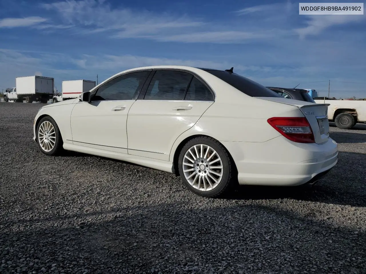 WDDGF8HB9BA491902 2011 Mercedes-Benz C 350 4Matic