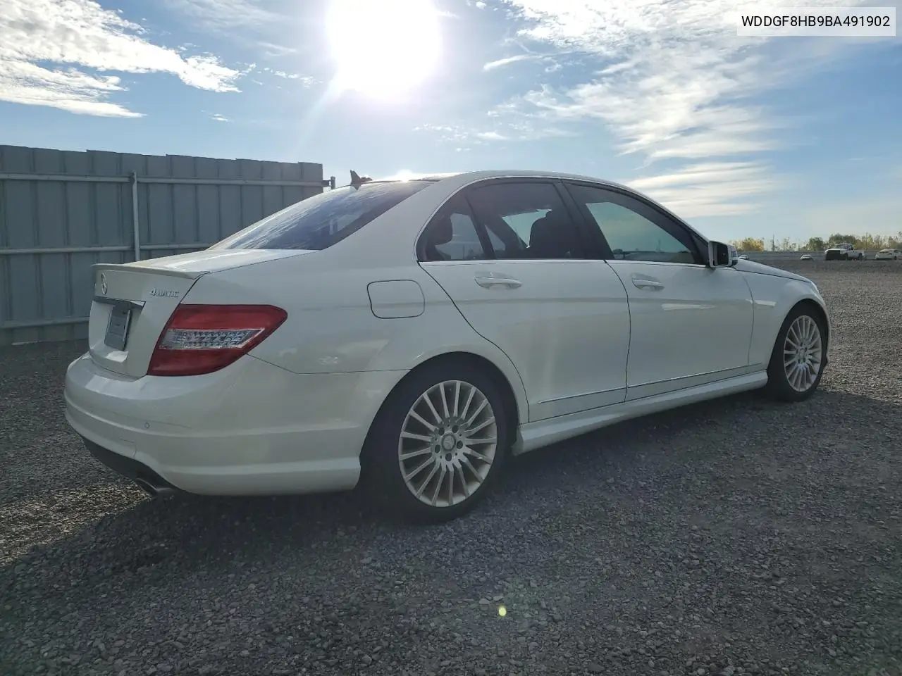 WDDGF8HB9BA491902 2011 Mercedes-Benz C 350 4Matic