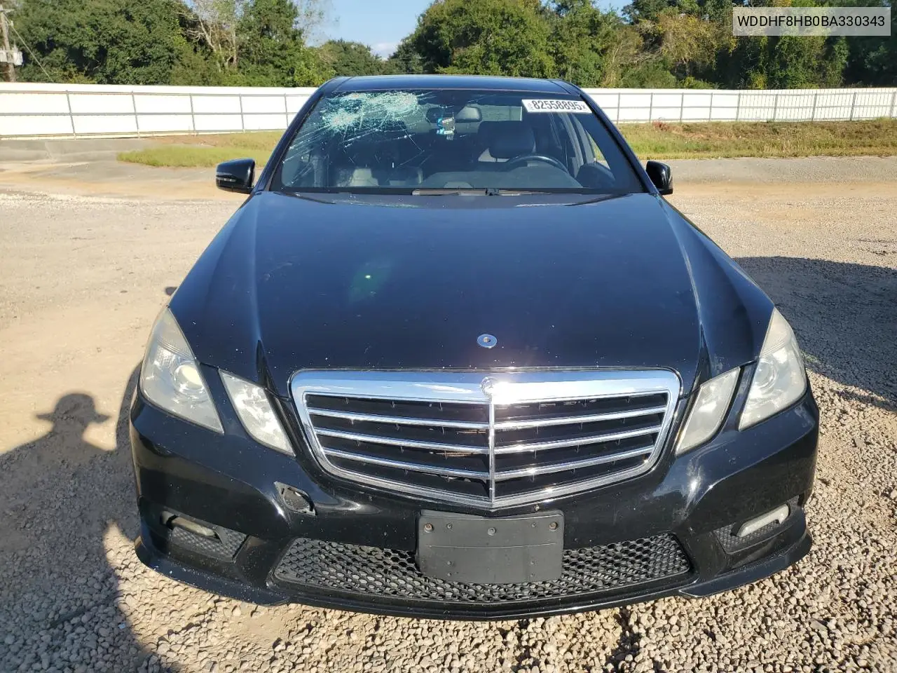 WDDHF8HB0BA330343 2011 Mercedes-Benz E 350 4Matic