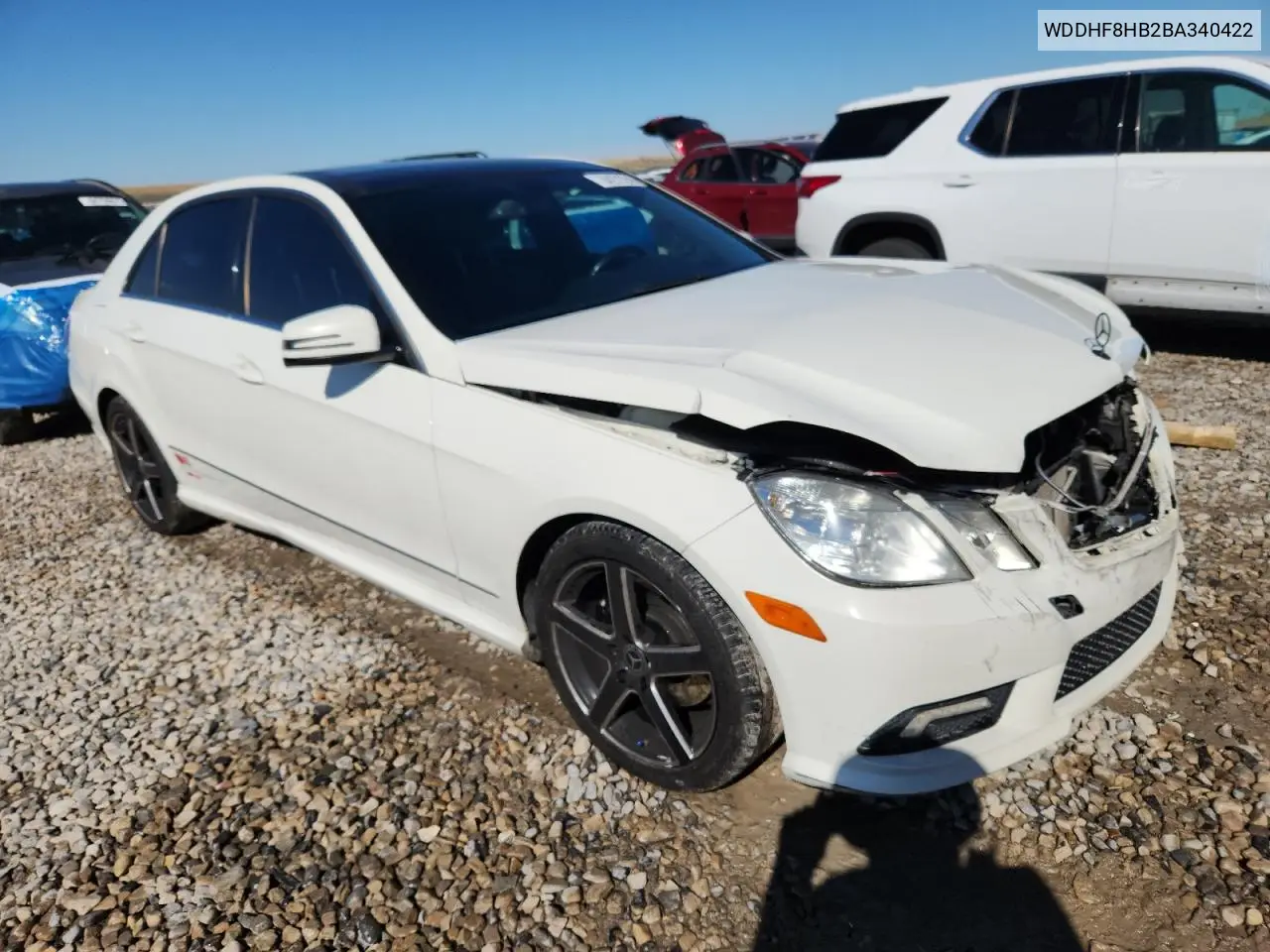 WDDHF8HB2BA340422 2011 Mercedes-Benz E 350 4Matic