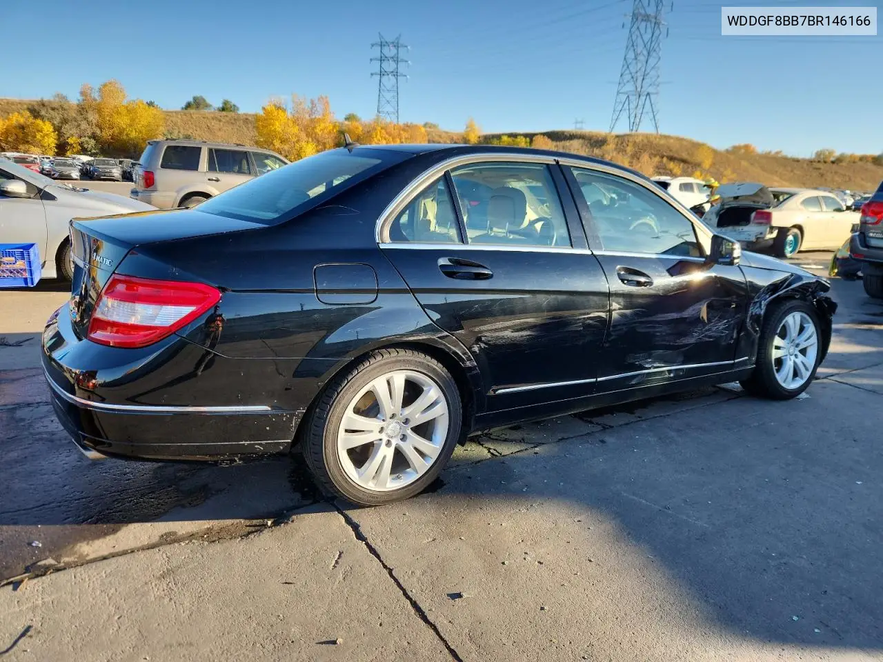WDDGF8BB7BR146166 2011 Mercedes-Benz C 300 4Matic