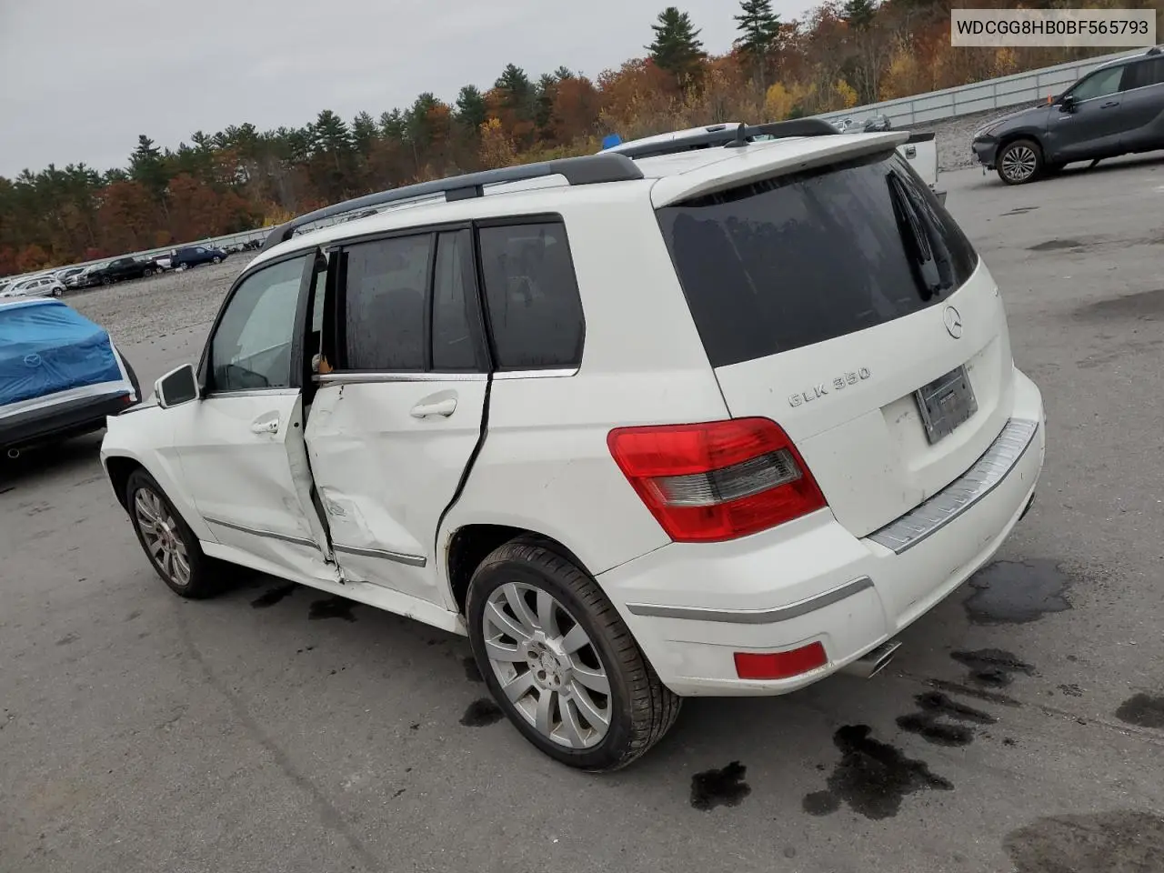 WDCGG8HB0BF565793 2011 Mercedes-Benz Glk 350 4Matic