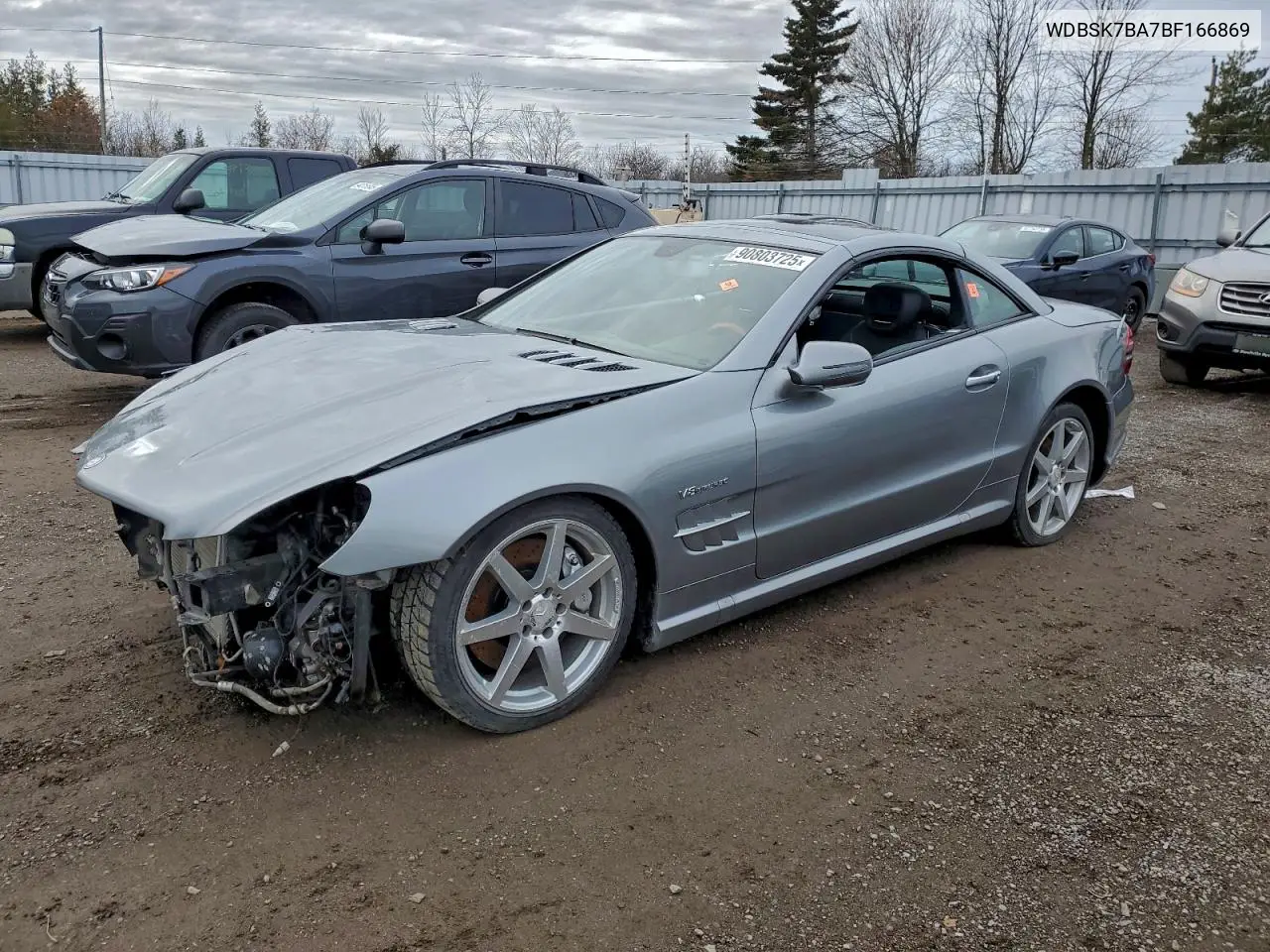 WDBSK7BA7BF166869 2011 Mercedes-Benz Sl 550