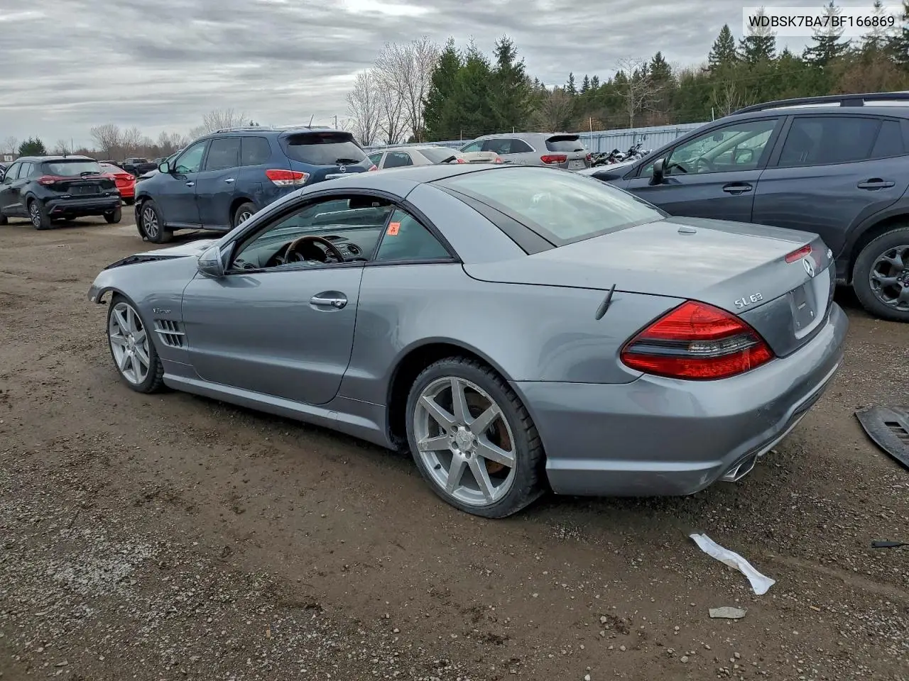 WDBSK7BA7BF166869 2011 Mercedes-Benz Sl 550