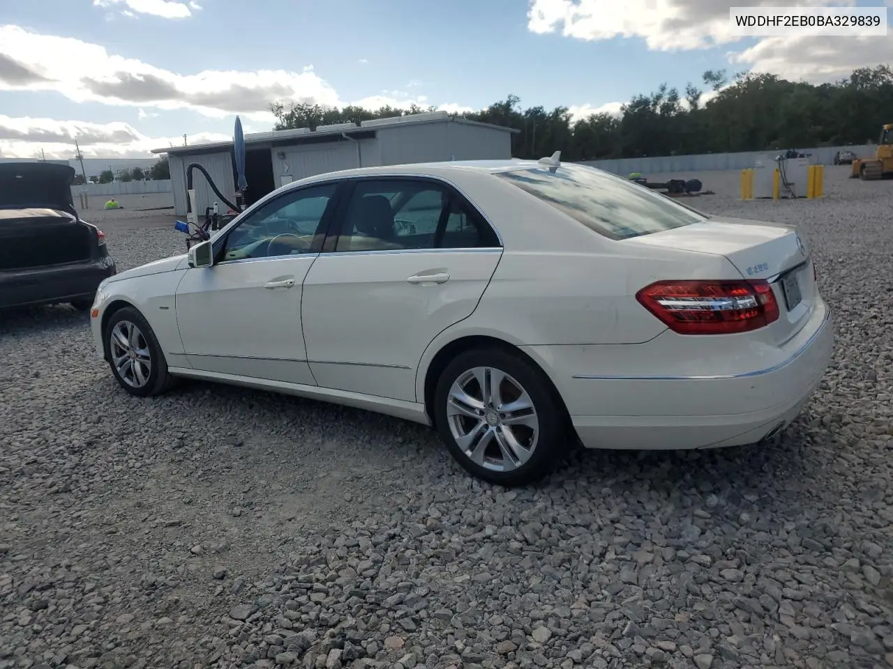 WDDHF2EB0BA329839 2011 Mercedes-Benz E 350 Bluetec