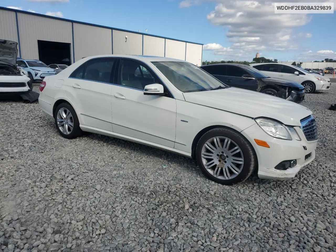 WDDHF2EB0BA329839 2011 Mercedes-Benz E 350 Bluetec