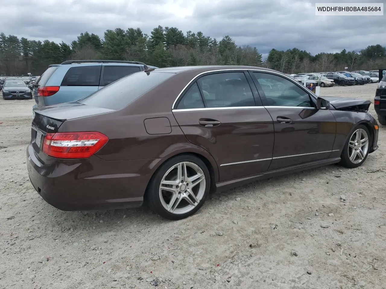 WDDHF8HB0BA485684 2011 Mercedes-Benz E 350 4Matic