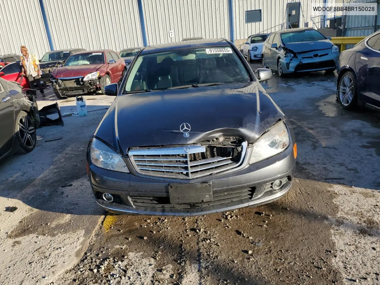 WDDGF8BB4BR150028 2011 Mercedes-Benz C 300 4Matic
