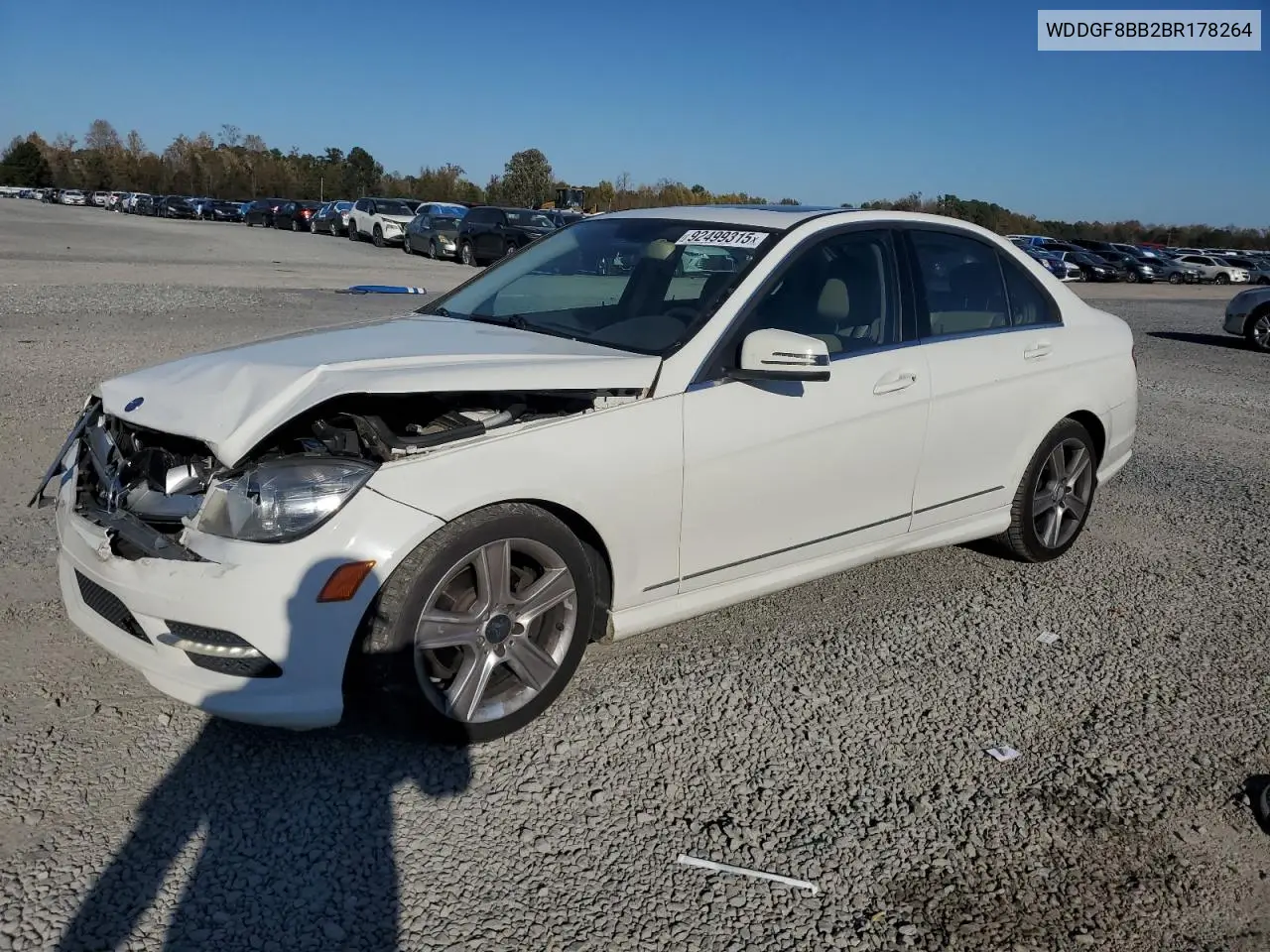 WDDGF8BB2BR178264 2011 Mercedes-Benz C 300 4Matic