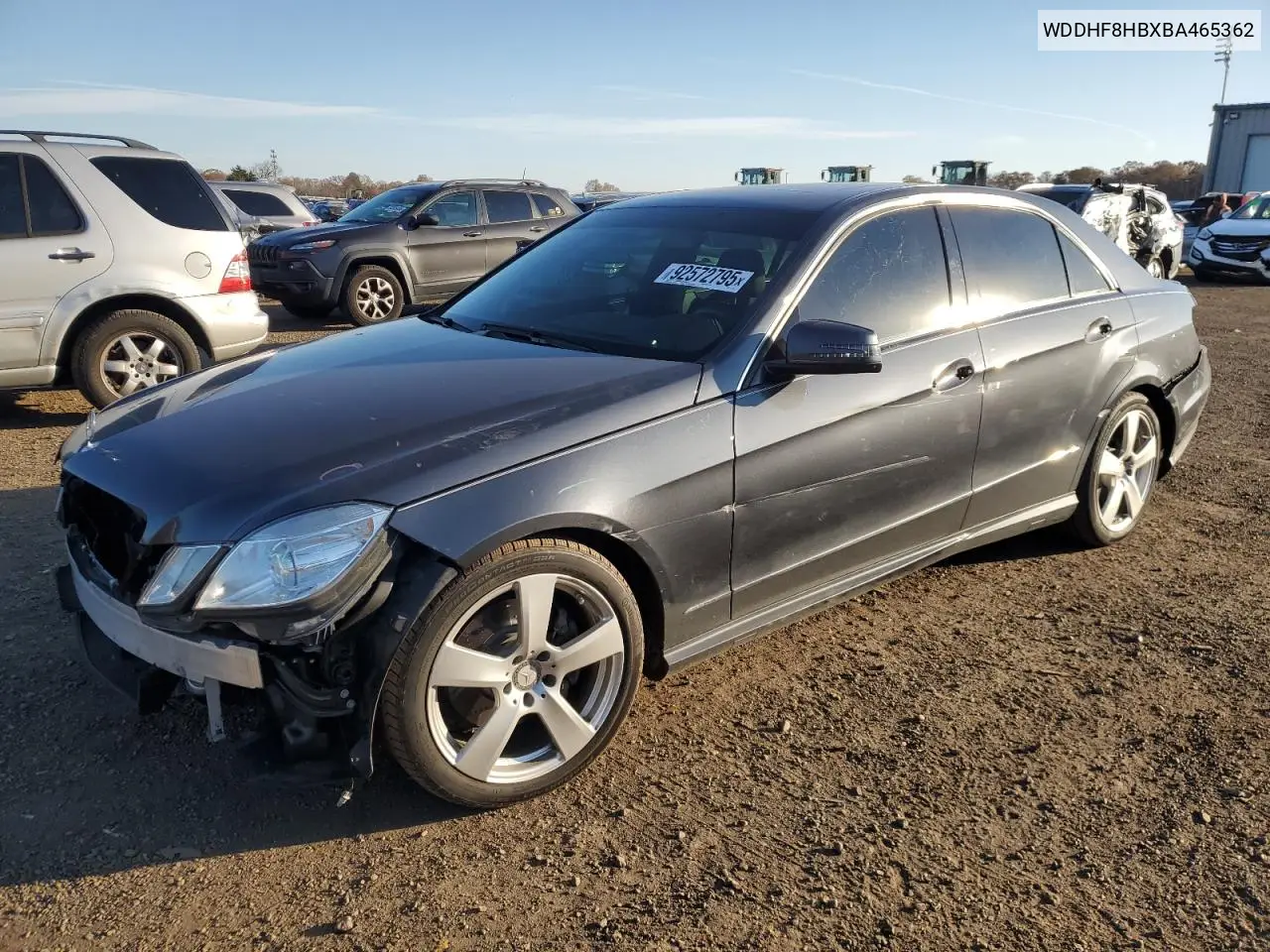 WDDHF8HBXBA465362 2011 Mercedes-Benz E 350 4Matic