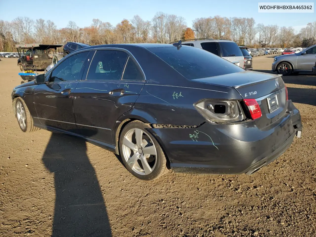 WDDHF8HBXBA465362 2011 Mercedes-Benz E 350 4Matic