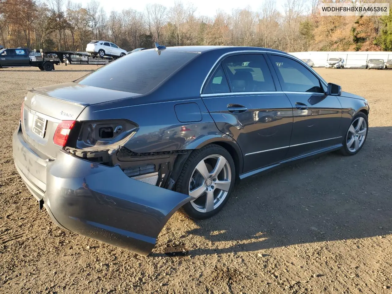 WDDHF8HBXBA465362 2011 Mercedes-Benz E 350 4Matic