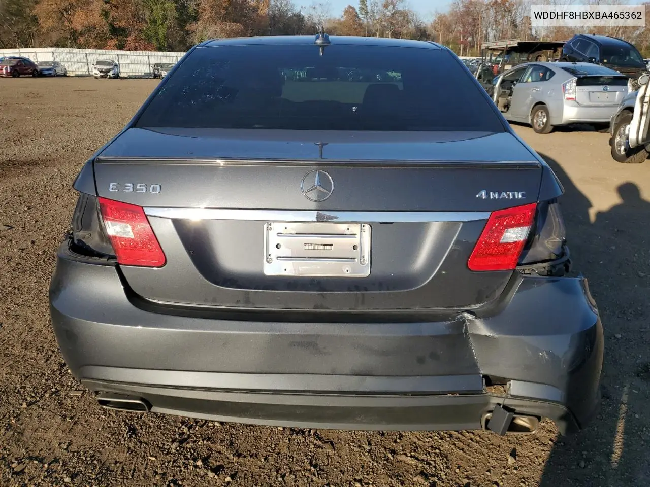 WDDHF8HBXBA465362 2011 Mercedes-Benz E 350 4Matic