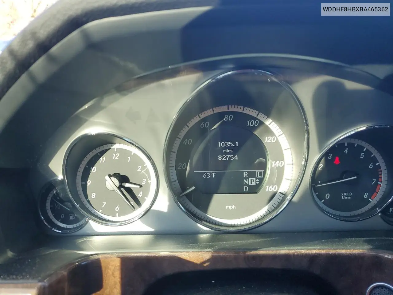 WDDHF8HBXBA465362 2011 Mercedes-Benz E 350 4Matic