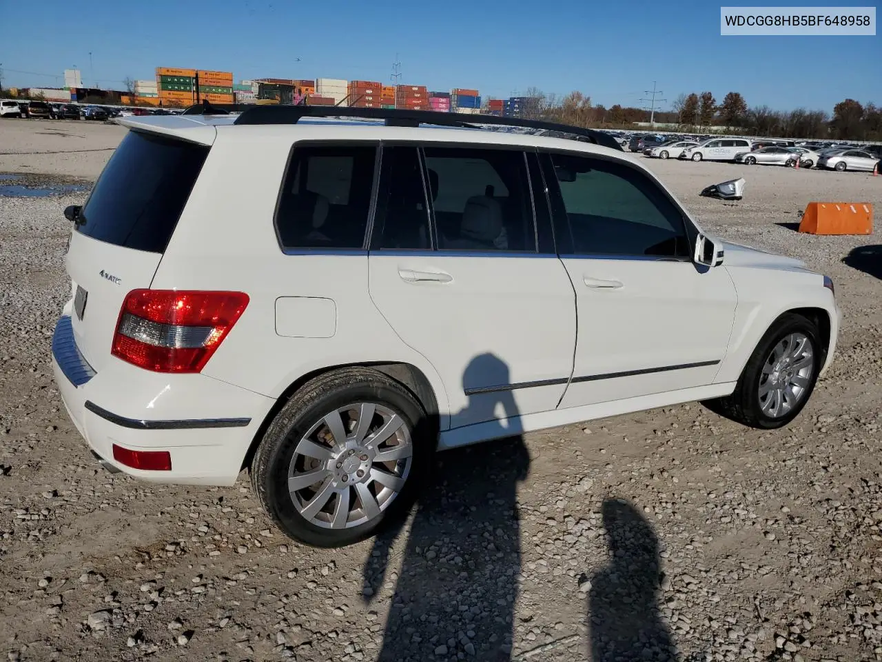 WDCGG8HB5BF648958 2011 Mercedes-Benz Glk 350 4Matic