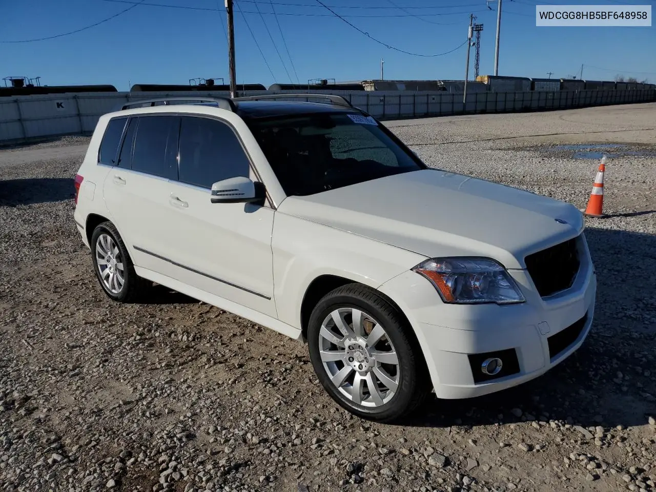 WDCGG8HB5BF648958 2011 Mercedes-Benz Glk 350 4Matic