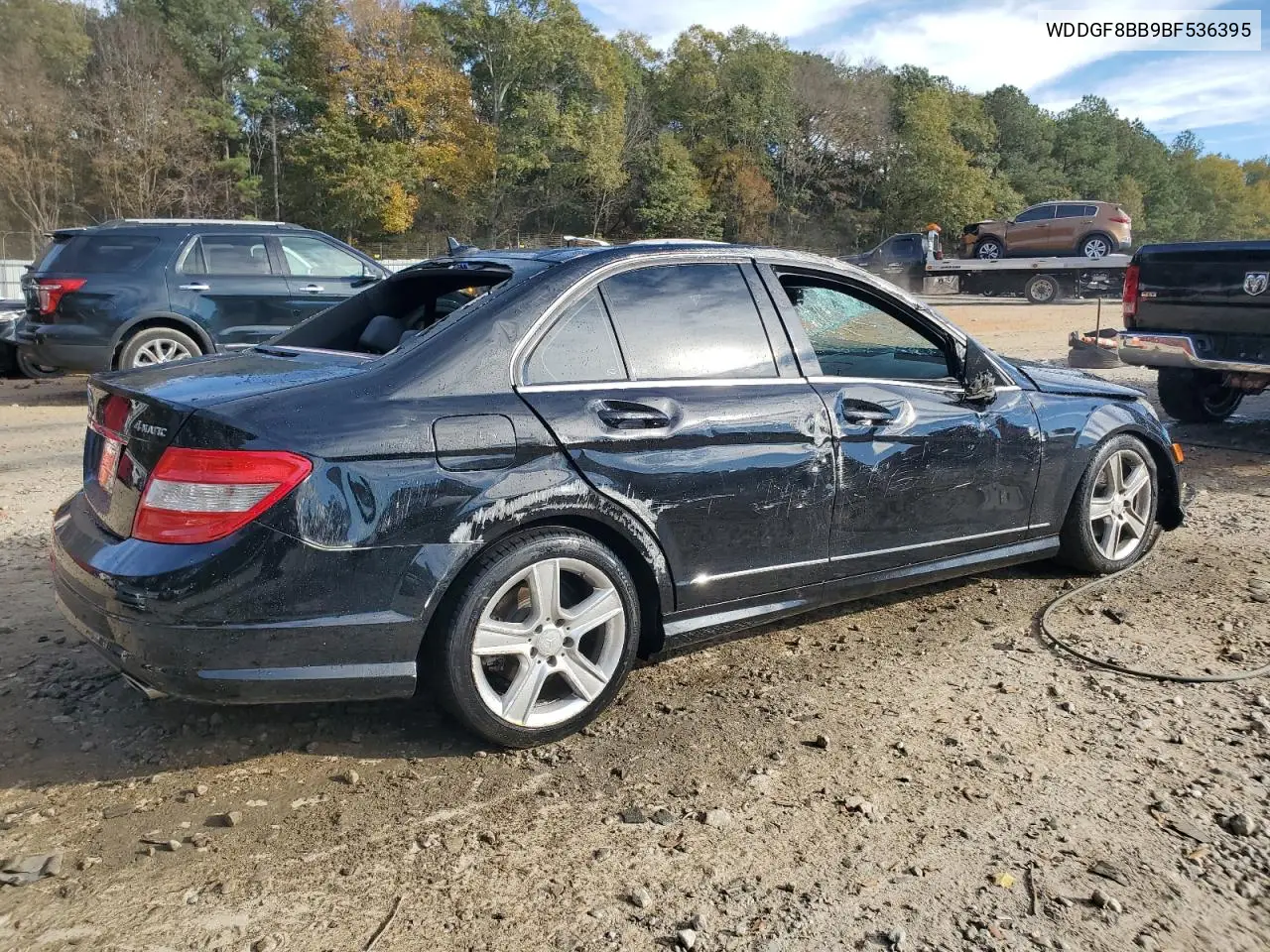 WDDGF8BB9BF536395 2011 Mercedes-Benz C 300 4Matic