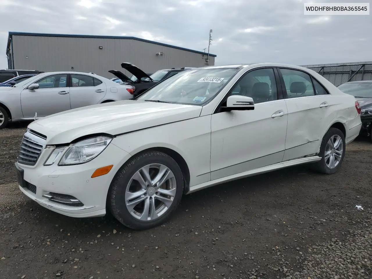 WDDHF8HB0BA365545 2011 Mercedes-Benz E 350 4Matic