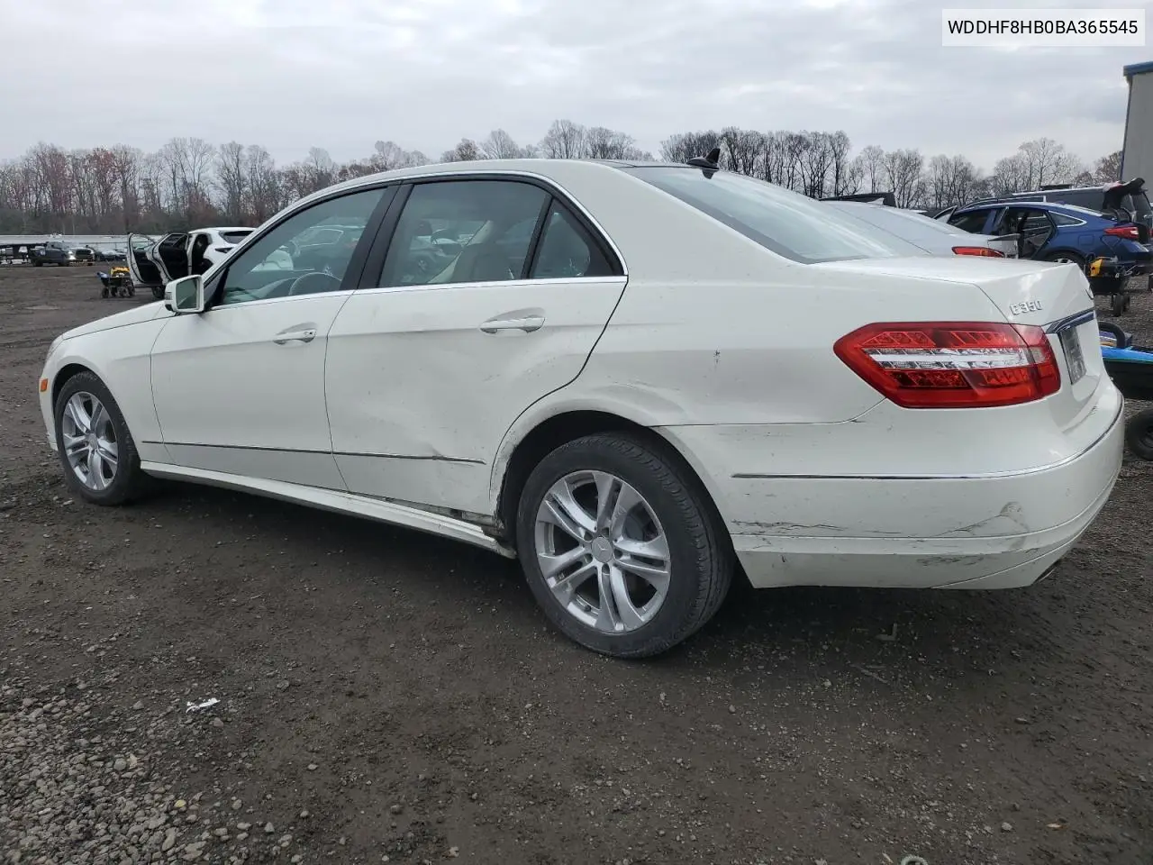 WDDHF8HB0BA365545 2011 Mercedes-Benz E 350 4Matic
