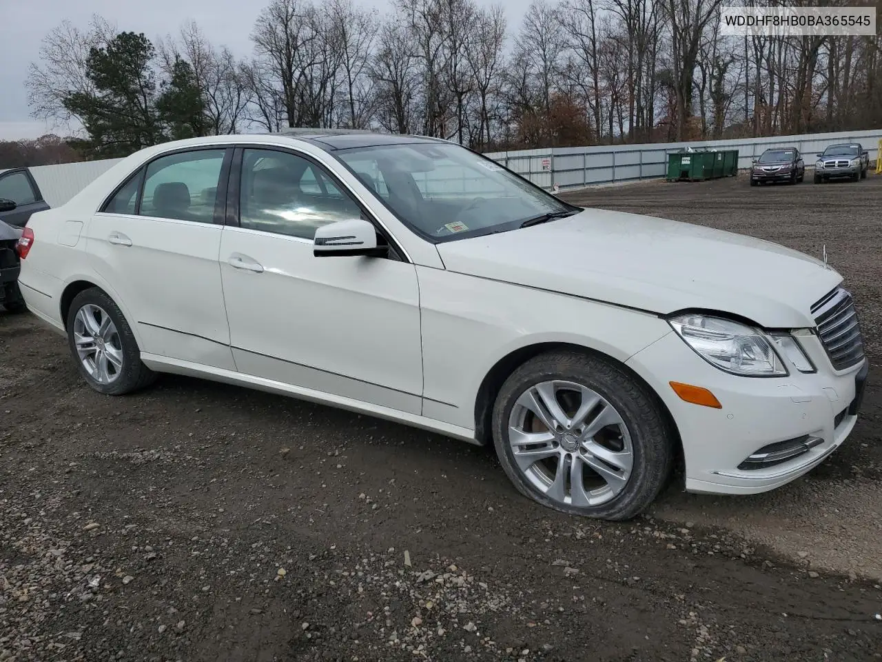 WDDHF8HB0BA365545 2011 Mercedes-Benz E 350 4Matic