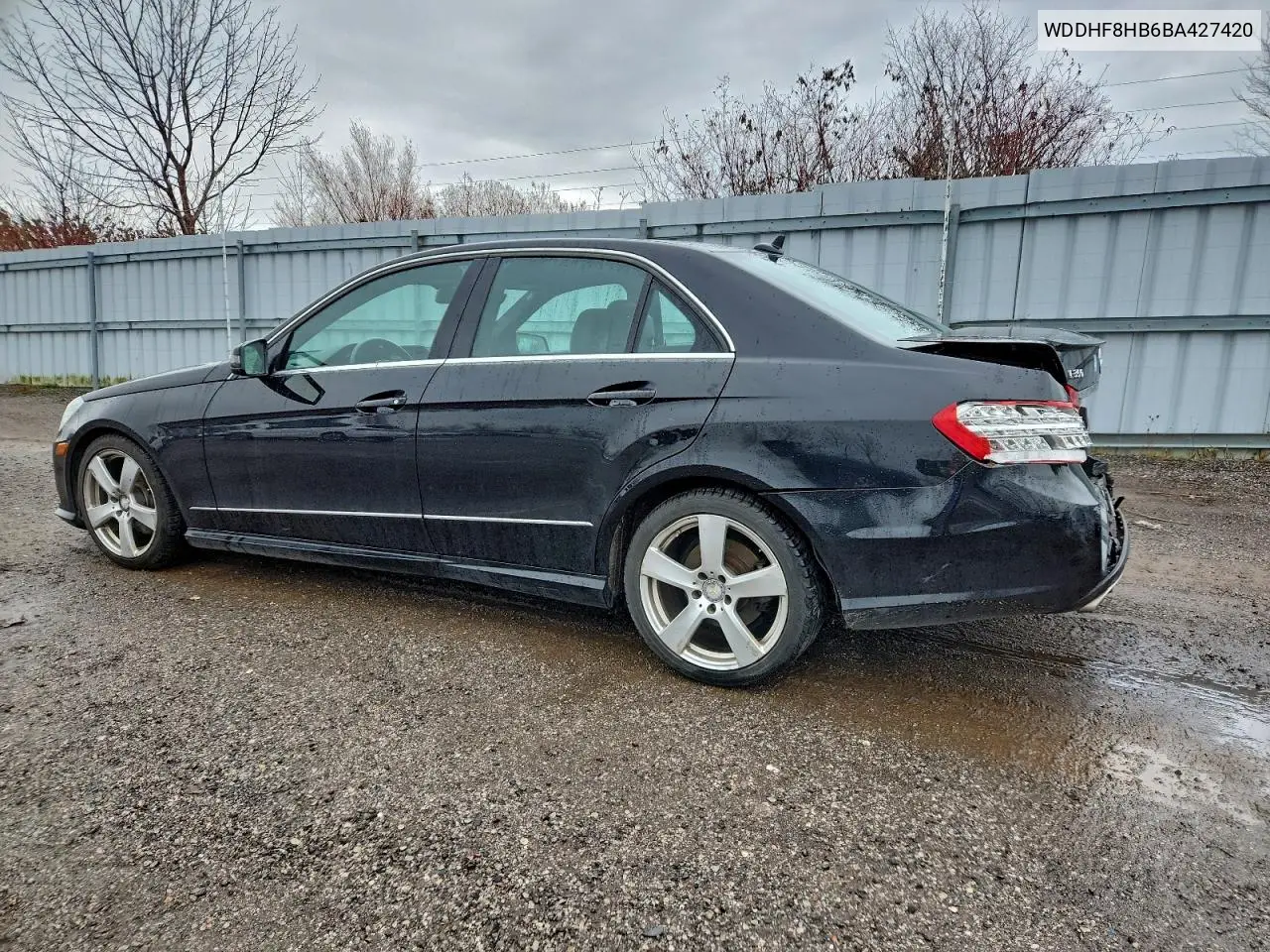 WDDHF8HB6BA427420 2011 Mercedes-Benz E 350 4Matic