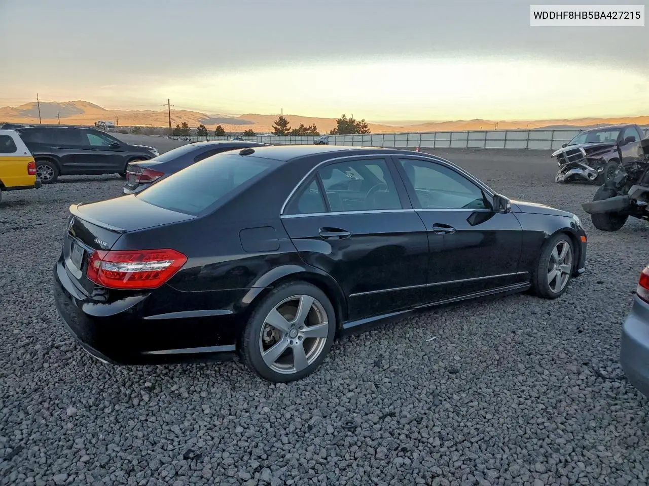 WDDHF8HB5BA427215 2011 Mercedes-Benz E 350 4Matic