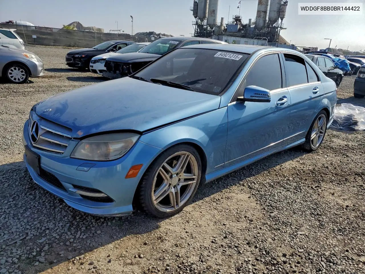 WDDGF8BB0BR144422 2011 Mercedes-Benz C 300 4Matic