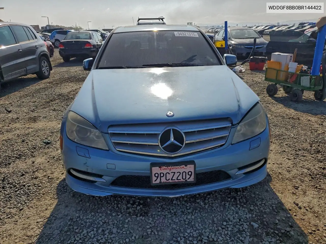 WDDGF8BB0BR144422 2011 Mercedes-Benz C 300 4Matic