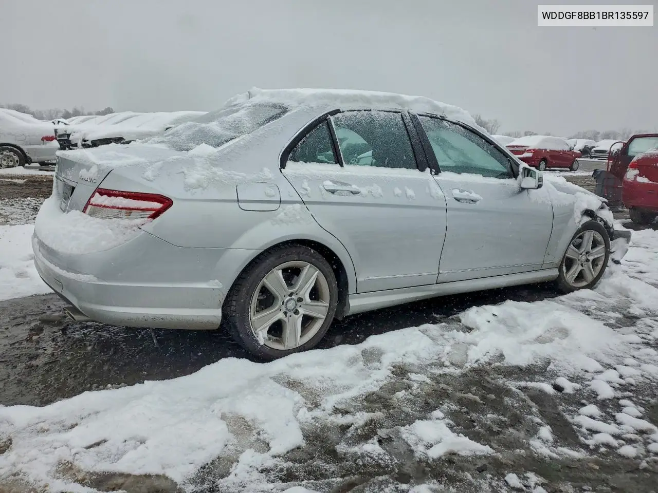 WDDGF8BB1BR135597 2011 Mercedes-Benz C 300 4Matic