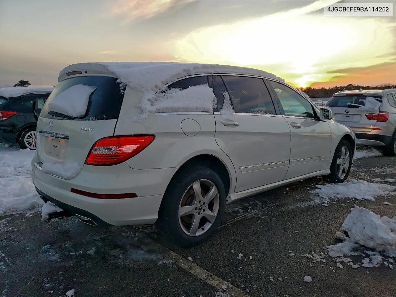 4JGCB6FE9BA114262 2011 Mercedes-Benz R 350 4Matic