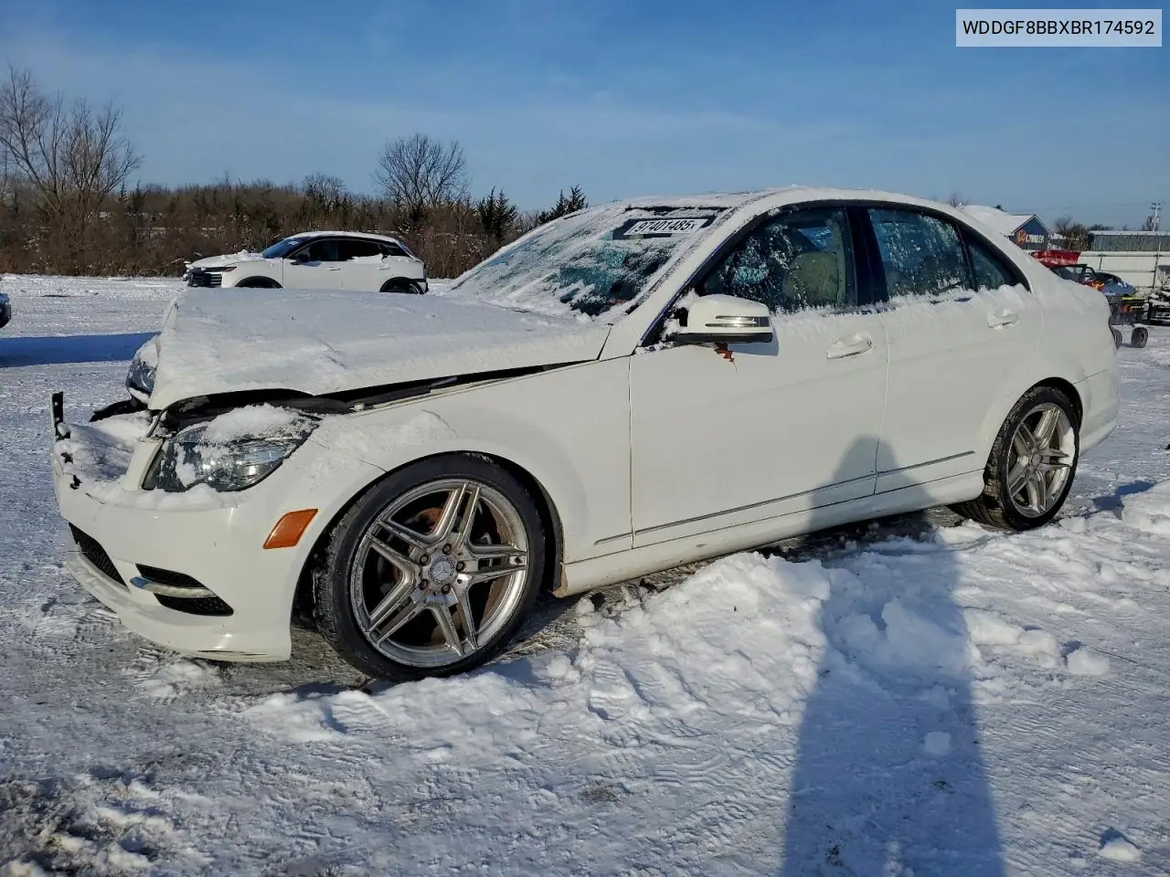 WDDGF8BBXBR174592 2011 Mercedes-Benz C 300 4Matic