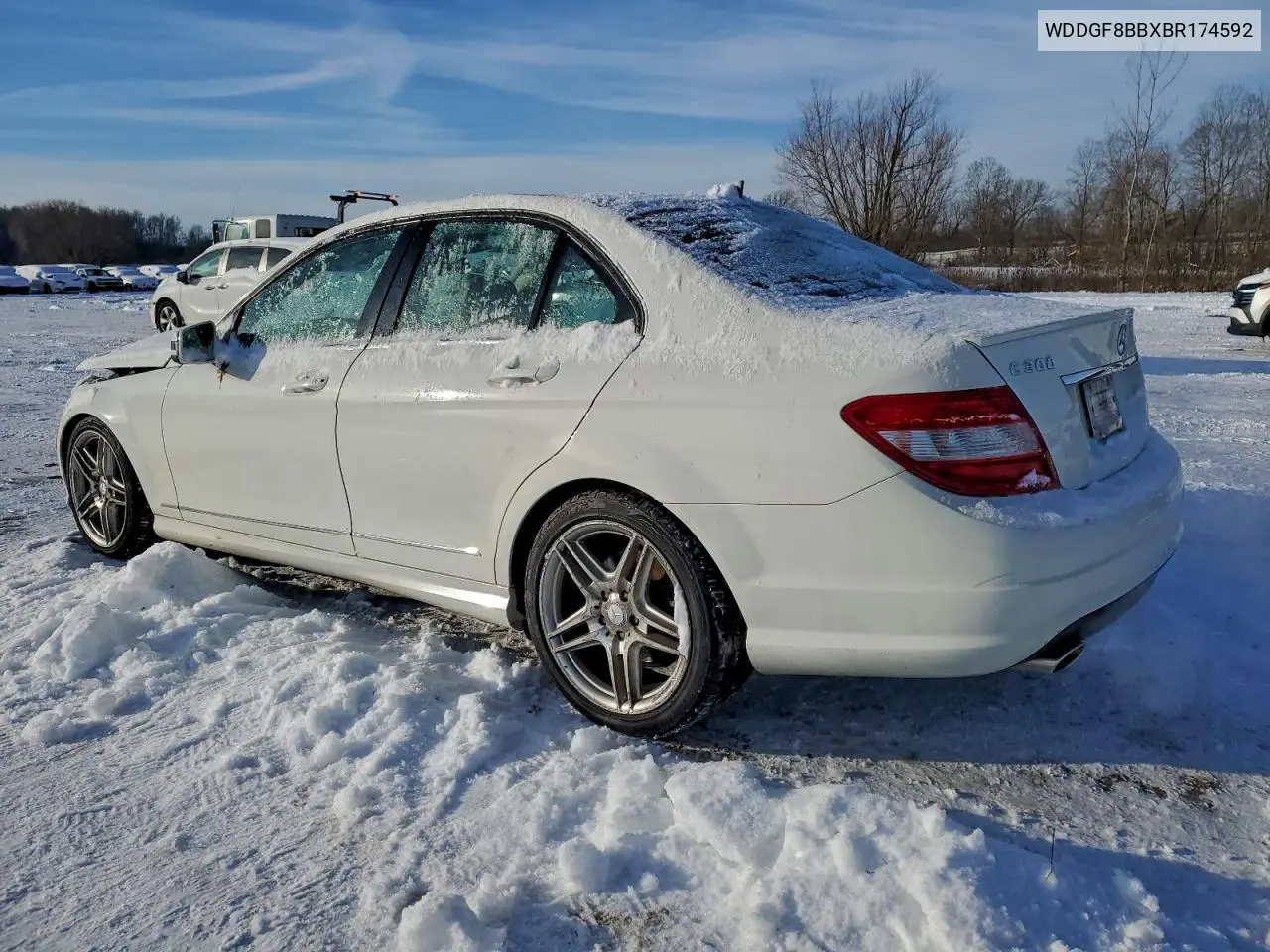 WDDGF8BBXBR174592 2011 Mercedes-Benz C 300 4Matic