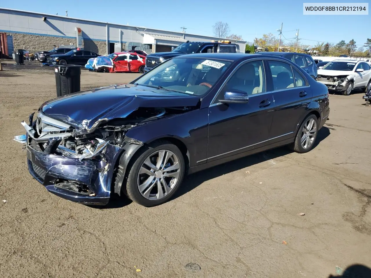 WDDGF8BB1CR212194 2012 Mercedes-Benz C 300 4Matic