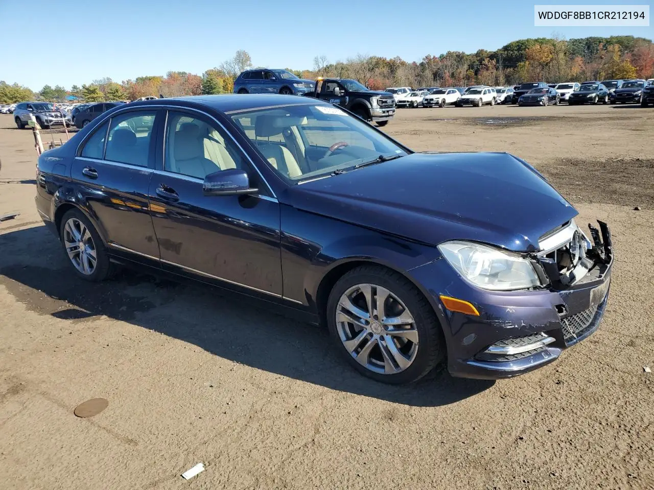 WDDGF8BB1CR212194 2012 Mercedes-Benz C 300 4Matic