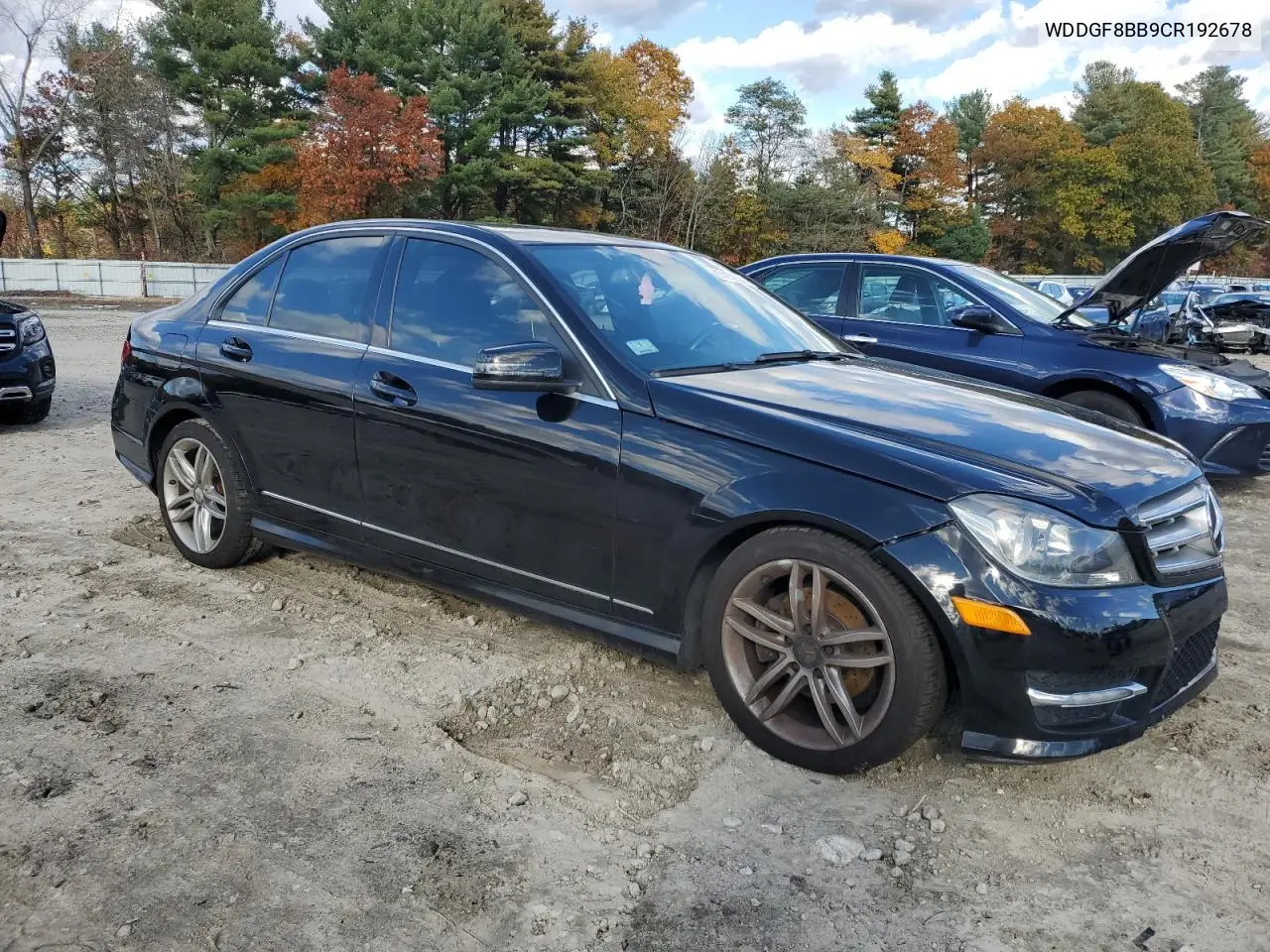 WDDGF8BB9CR192678 2012 Mercedes-Benz C 300 4Matic