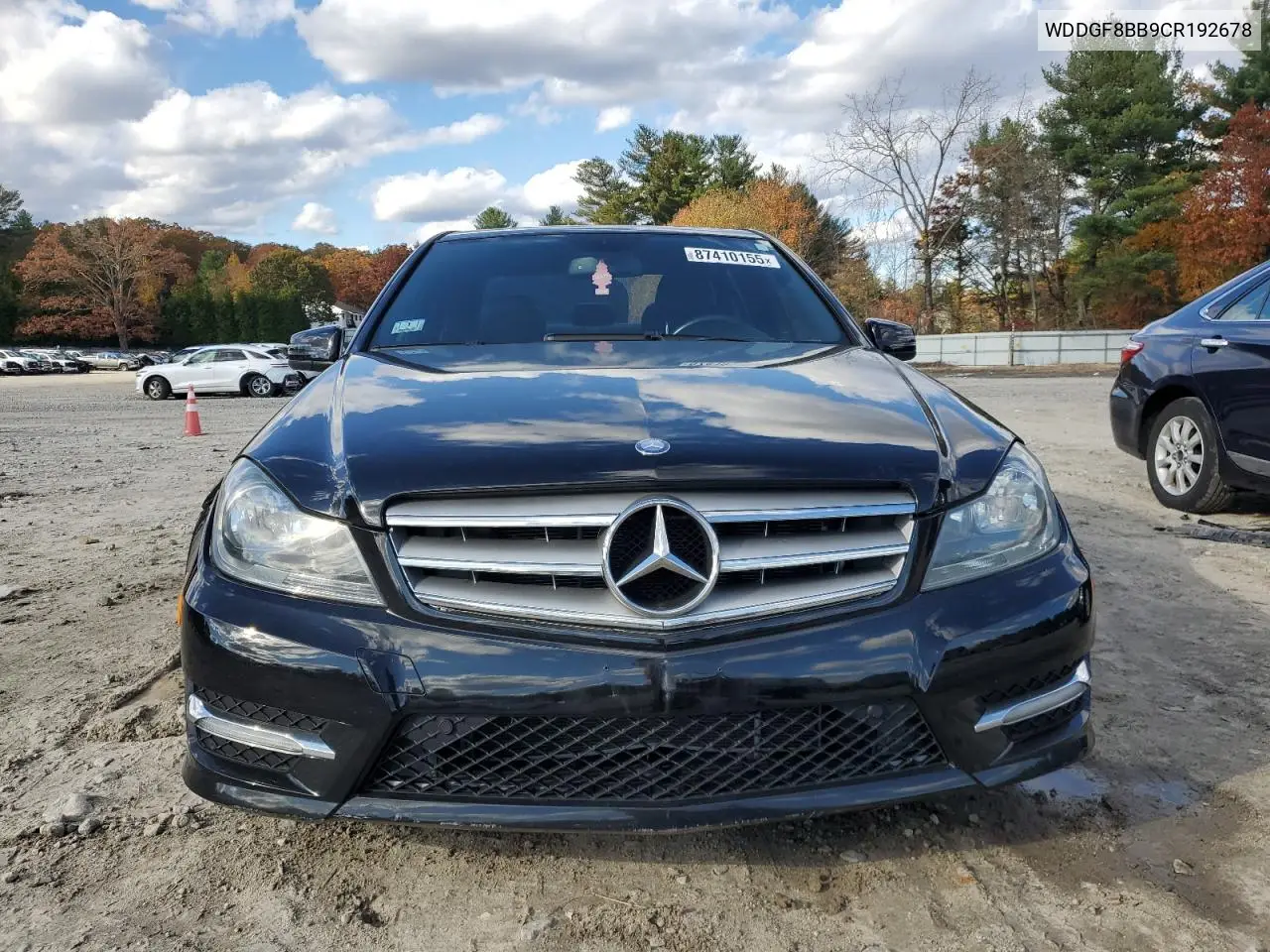 WDDGF8BB9CR192678 2012 Mercedes-Benz C 300 4Matic